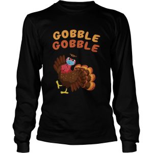 Gobble Gobble Turkey Face Mask Thanksgiving Quarantine shirt 2