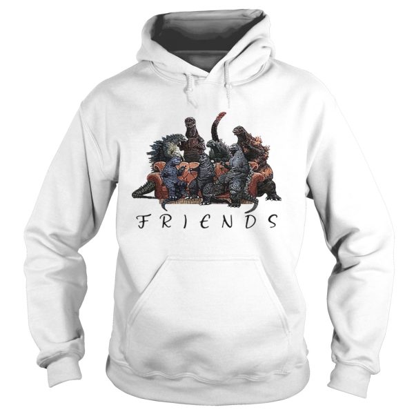 Godzilla Friends all godzillas movies shirt