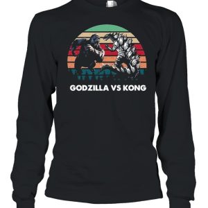 Godzilla Vs Kong Vintage Retro shirt 1