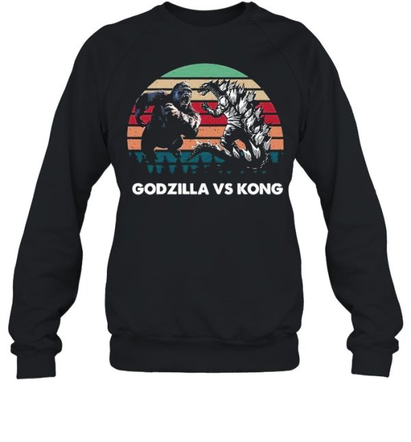 Godzilla Vs Kong Vintage Retro shirt