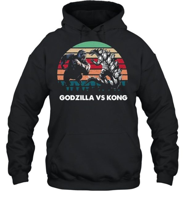 Godzilla Vs Kong Vintage Retro shirt