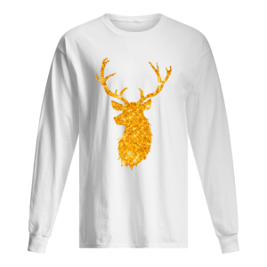 Gold Golden Reindeer Christmas Holiday shirt 1