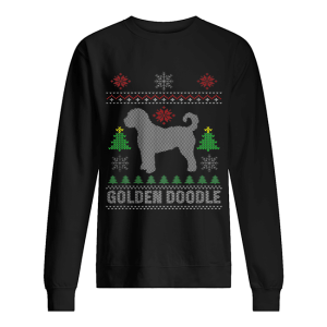 Golden Doodle Dog Funny Ugly Christmas shirt 2