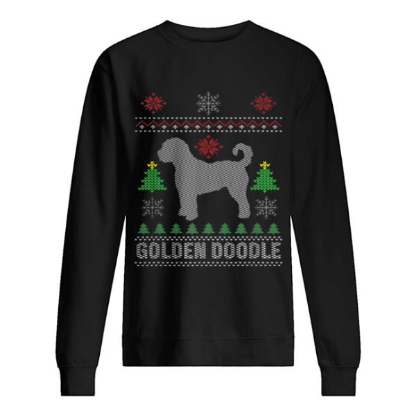 Golden Doodle Dog Funny Ugly Christmas shirt