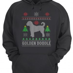 Golden Doodle Dog Funny Ugly Christmas shirt 3