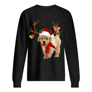 Golden Retriever Gorgeous Reindeer Crewneck shirt 2