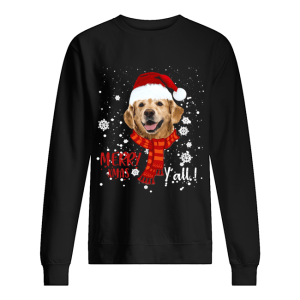 Golden Retriever Merry Xmas Y'all shirt 2