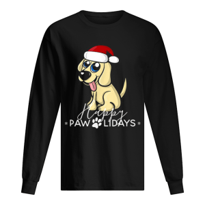 Golden Retriever Puppy Christmas Santa Hat shirt 1