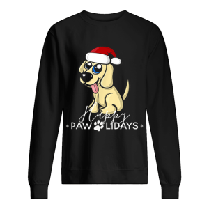 Golden Retriever Puppy Christmas Santa Hat shirt 2