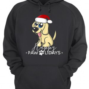 Golden Retriever Puppy Christmas Santa Hat shirt 3