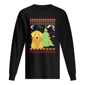 Golden retriever Ugly Christmas shirt 1