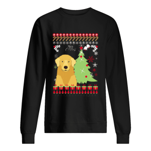 Golden retriever Ugly Christmas shirt 2