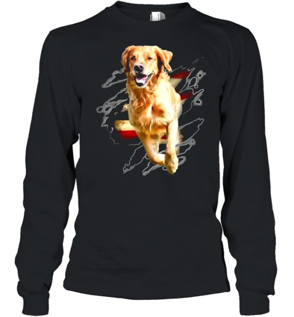 Golden retriever america breaks barriers dog lover shirt