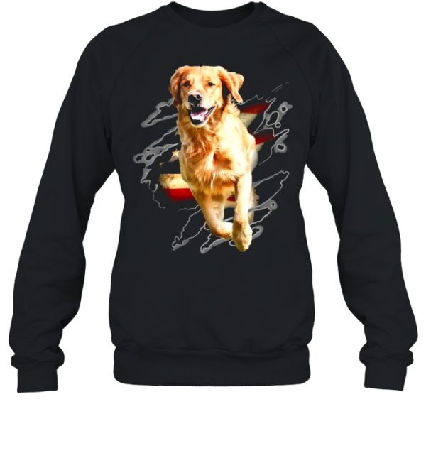 Golden retriever america breaks barriers dog lover shirt