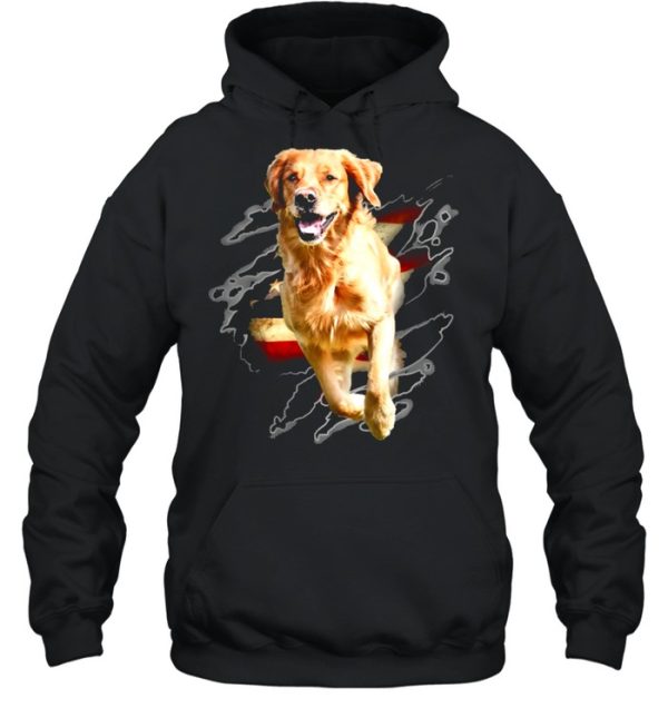 Golden retriever america breaks barriers dog lover shirt