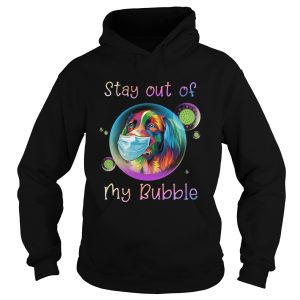 Golden retriever stay out my bubble coronavirus mask shirt 1