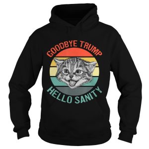 Goodbye Trump Hello Sanity Kitten Vintage Sunset Trump Loses shirt 1