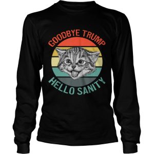 Goodbye Trump Hello Sanity Kitten Vintage Sunset Trump Loses shirt 2