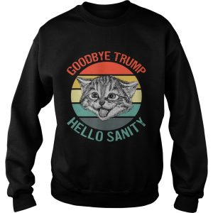 Goodbye Trump Hello Sanity Kitten Vintage Sunset Trump Loses shirt 3