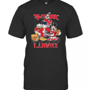 Goofy Donald Duck And Mickey Mouse Football Player Tjmaxx T-Shirt