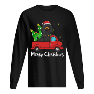 Gordon Setter Christmas Truck Tree Merry Christmas shirt 1