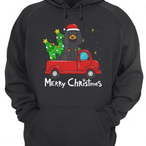 Gordon Setter Christmas Truck Tree Merry Christmas shirt 3