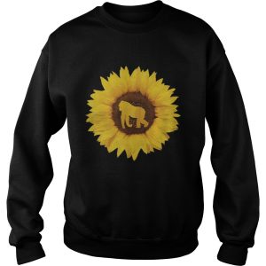 Gorilla Gift For Women Men Ape Animal Sunflower Lover shirt 2