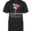 Grammingo Regular Grandma But Way Cooler Awesome Flamingo shirt