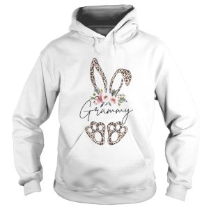 Grammy Bunny Leopard Hippie Flowers Easter Day shirt 1