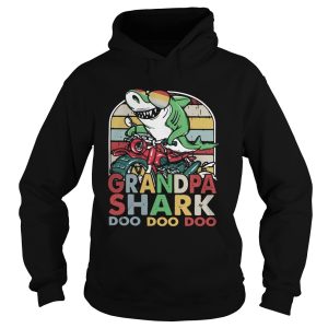 Grandfather Shark Doo Doo Doo Biker Premium shirt 1