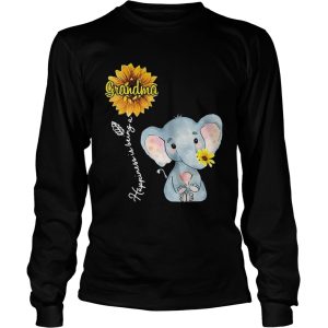 Grandma Happiness Is Being A Sunshine Flower shirt 2