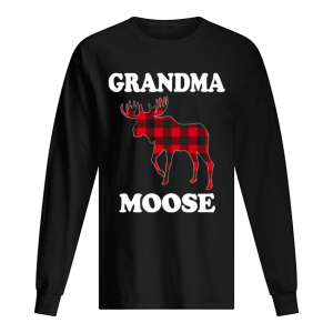 Grandma Moose Funny Christmas Plaid Buffalo shirt