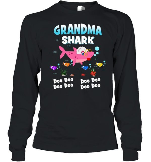 Grandma Shark And Liam Anna Jason Sophia Doo Doo Shirt