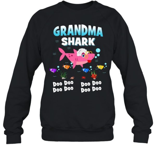 Grandma Shark And Liam Anna Jason Sophia Doo Doo Shirt