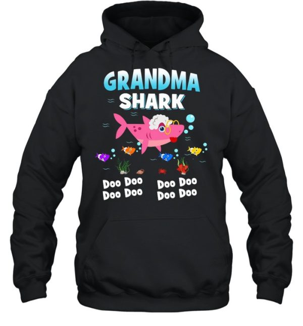 Grandma Shark And Liam Anna Jason Sophia Doo Doo Shirt