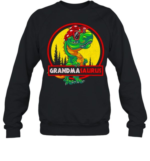 Grandmasaurus T Rex Grandma Saurus Dinosaur Family Matching shirt