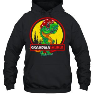 Grandmasaurus T Rex Grandma Saurus Dinosaur Family Matching shirt 3