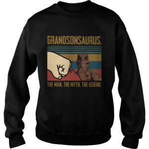 Grandsonsaurus The Man The Myth The Legend Vintage shirt 3