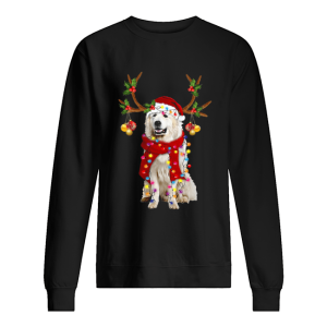 Great Pyrenees Gorgeous Reindeer Crewneck shirt 2