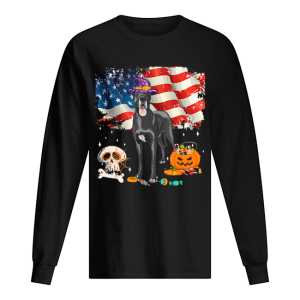 Great dane Dog Halloween Costume Gift Flag America T-Shirt