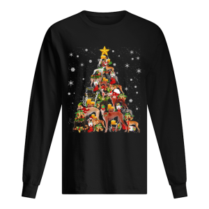 Greyhound Christmas Tree Shirt