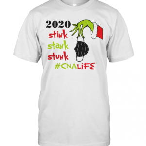 Grinch Hand Face Mask 2020 Stink Stank Stunk CNA Life Christmas T-Shirt