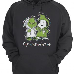 Grinch and Snoopy friends tv show Christmas shirt 3