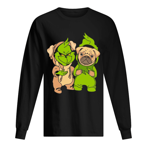 Grinch and pug shirt