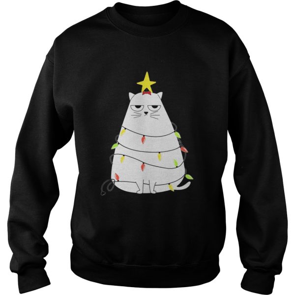 Grumpy Cat Christmas Tree Shirt