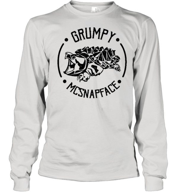 Grumpy Mcsnapface Funny Animal Snapping Turtle Shirt