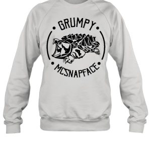 Grumpy Mcsnapface Funny Animal Snapping Turtle Shirt 2