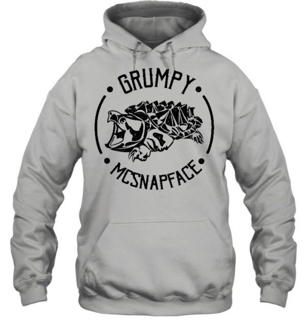 Grumpy Mcsnapface Funny Animal Snapping Turtle Shirt