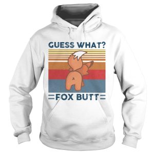 Guess what fox butt vintage retro shirt 1