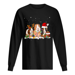 Guinea Pig Santa Christmas shirt 1